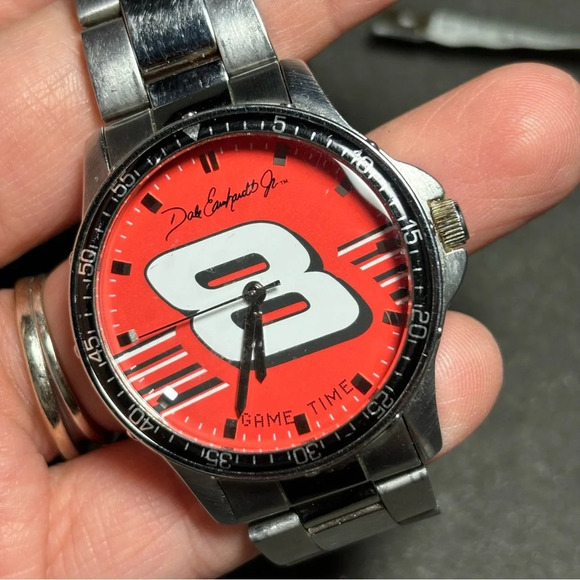Game Time Dale Earnhardt Jr #8 Nascar Coach Series Quartz Watch Collectible - Picture 2 of 10